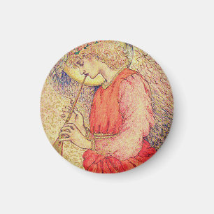 Angel Playing a Flageolet Magnet