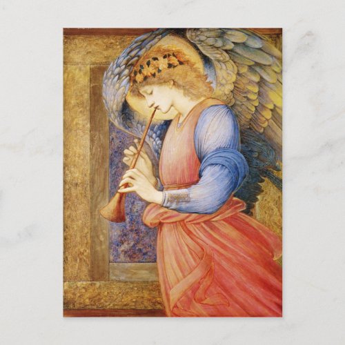 Angel Playing a Flageolet Postcard