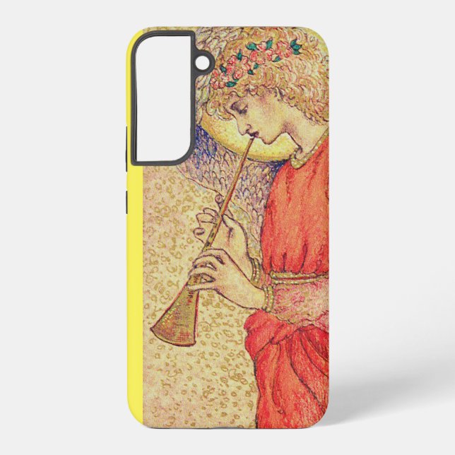 Angel Playing a Flageolet Samsung Galaxy Case (Back)