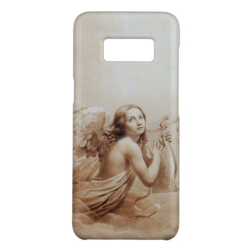 ANGEL PLAYING LYRA OVER THE CLOUDS brown Case_Mate Samsung Galaxy S8 Case