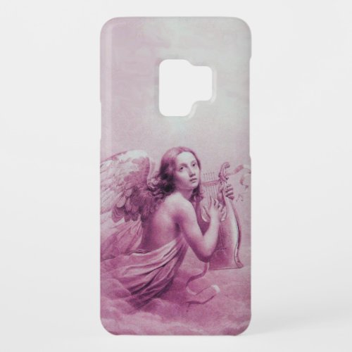 ANGEL PLAYING LYRA OVER THE CLOUDS pink Case_Mate Samsung Galaxy S9 Case
