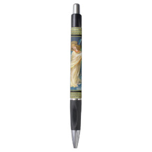 Angel Playing Music On A Harp Pen