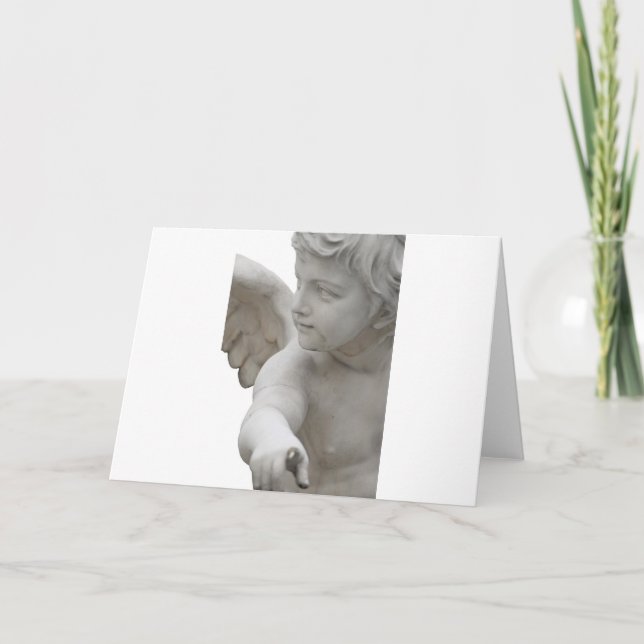 angel pointing at you card (Front)