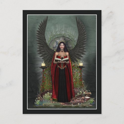 Angel Postcard _ Dark Angel Protector