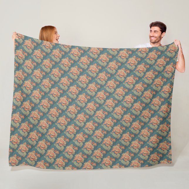 Angel Postcard Fleece Blanket (In Situ)