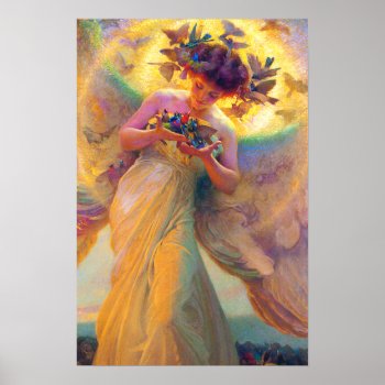 Angel Poster by Xuxario at Zazzle