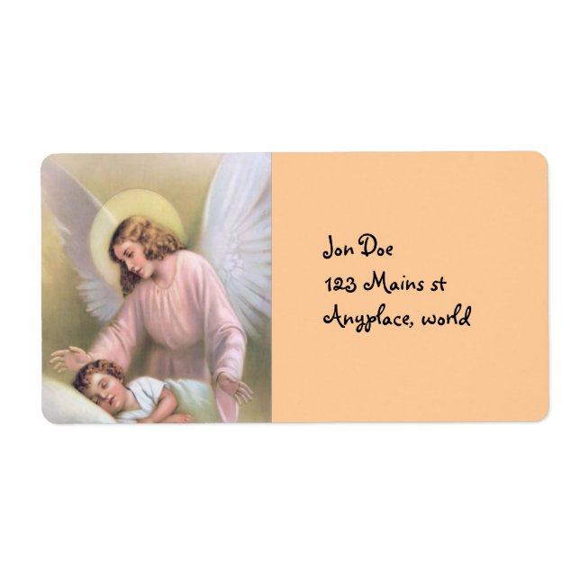 Angel Power Label (Front)