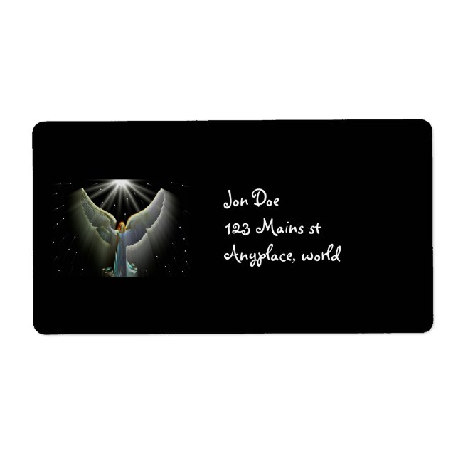 Angel Power Label (Front)