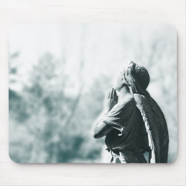 angel prayer mouse pad (Front)