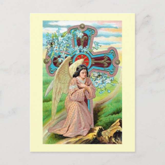 Angel Prayer Postcard (Front)
