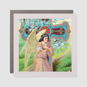 Angel Praying Car Magnet