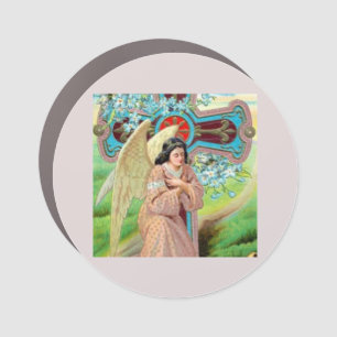 Angel Praying Car Magnet