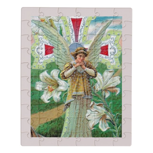 Angel Praying Jigsaw Puzzle (Puzzle Vertical)