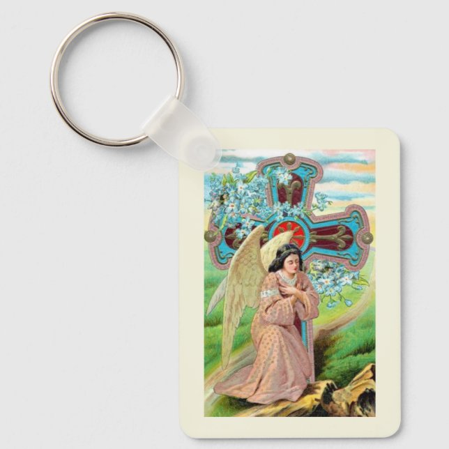Angel Praying Keychain (Front)