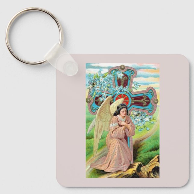 Angel Praying Keychain (Front)