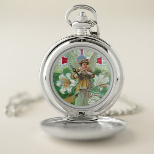Angel Praying Pocket Watch