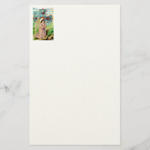 Angel Praying Stationery