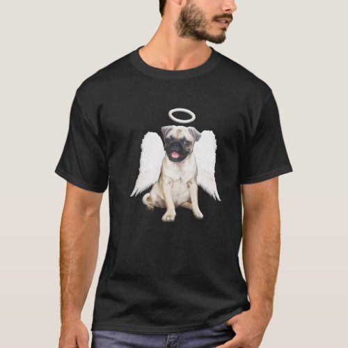 angel pug T_Shirt