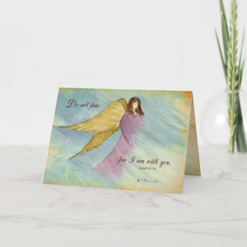 Angel Religious Thinking of You Card