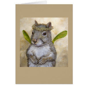 Angel Robbie the squirrel card