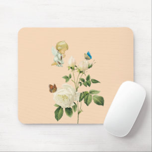 Angel Rose Beige  Mouse Pad! Mouse Pad