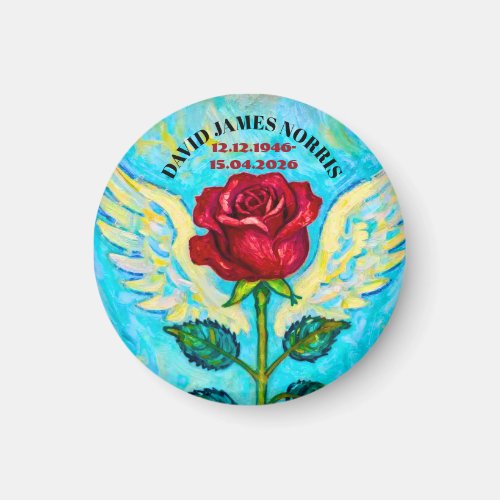 Angel Rose sympathy  Magnet