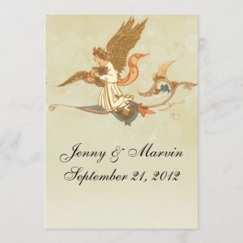 Angel Save The Date by itsyourwedding at Zazzle