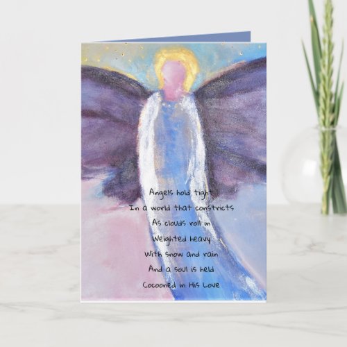 Angel scripture card