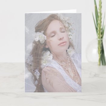 Angel "serenity" Christmas Greeting Card by TheInspiredEdge at Zazzle