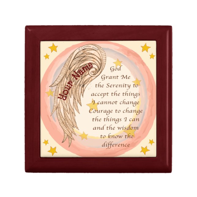 Angel Serenity Prayer Gift Box (Front)
