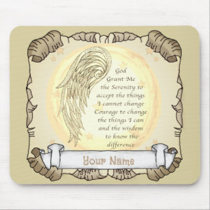  Angel Serenity Prayer  Mouse Pad
