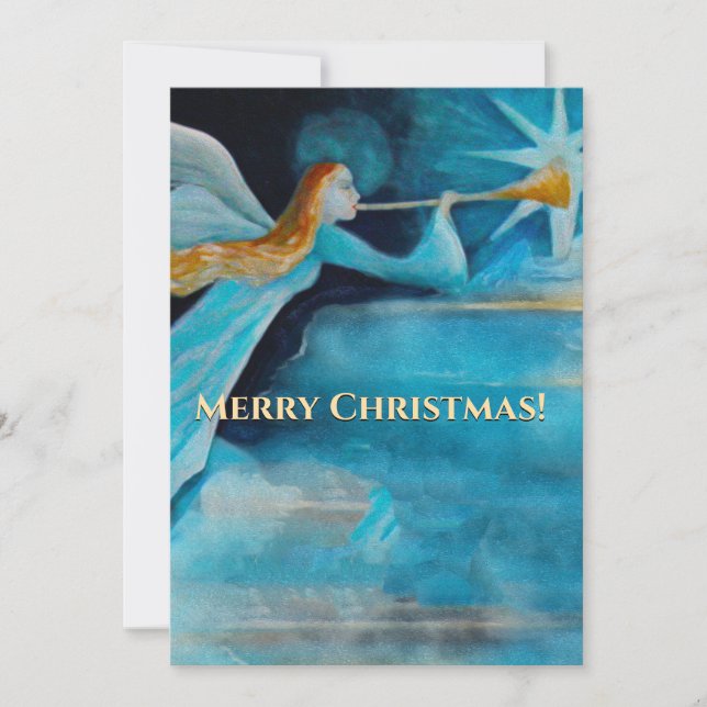 Angel Shares The News Elegant Christmas (Front)