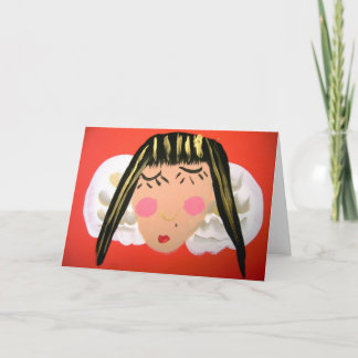 ANGEL SLEEPING HOLIDAY CARD