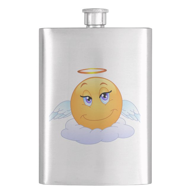 Angel smiley flask (Front)