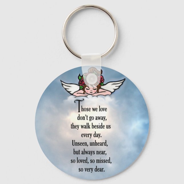 Angel "So Loved" Keychain (Front)
