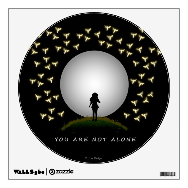Angel Spiritual Message Wall Decal (Front)