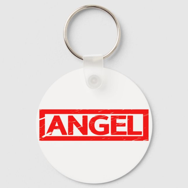 Angel Stamp Keychain (Front)