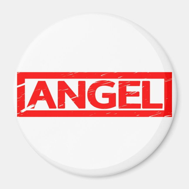 Angel Stamp Magnet (Front)