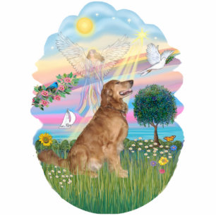 Angel Star- Golden Retriever (#4B) Statuette