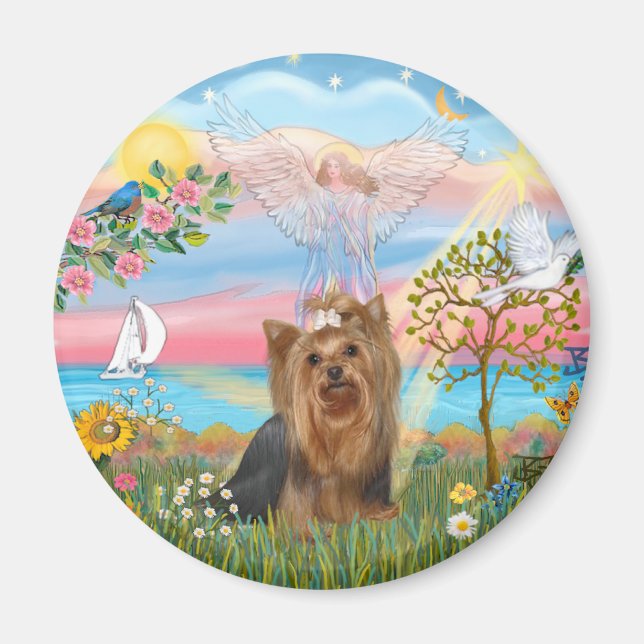 Angel Star-Yorkshire Terrier (#7) Magnet (Front)
