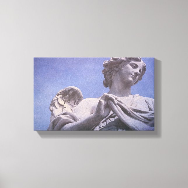 Angel Statue Canvas Print (Front)