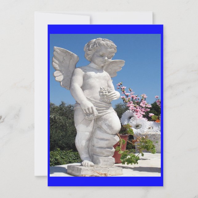 Angel Statue In Blue (Front)