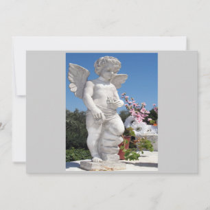 Angel Statue In Grey I