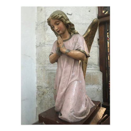 Angel Statue in St Katherine of Alexandria Church Photo Print