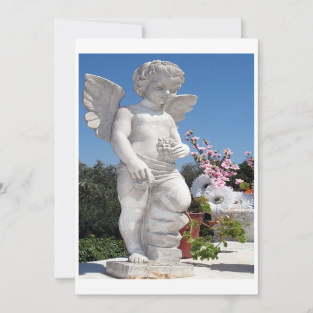 Angel Statue In White (Front)