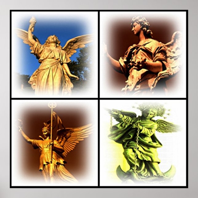 Angel Statue Poster (Front)