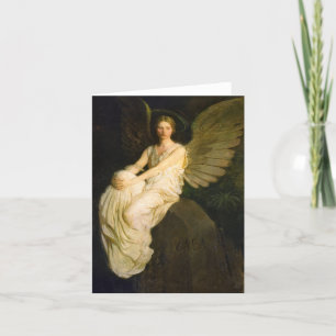 Angel, Stevenson Memorial by Abbott H. Thayer Letterpress Thank You Card