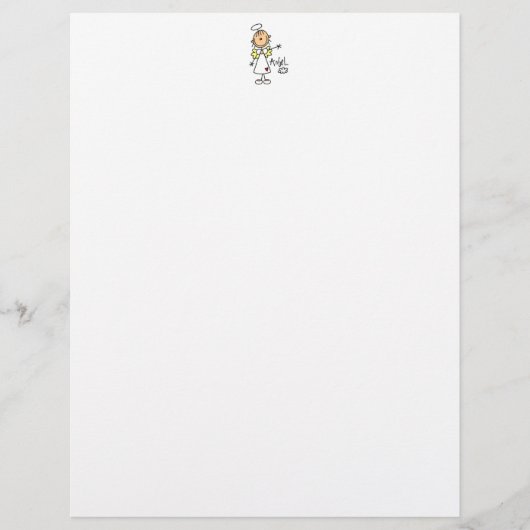 Angel Stick Figure Letterhead (Front)