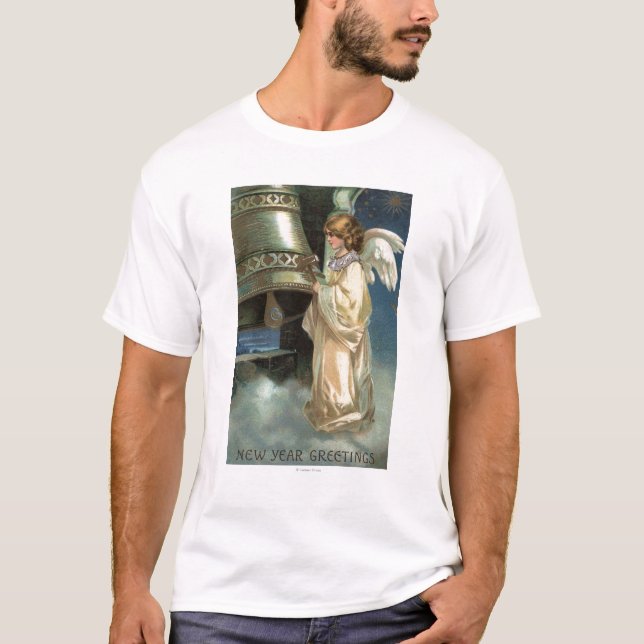 Angel Striking Bell with Mallet T-Shirt (Front)