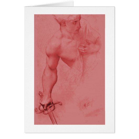 Angel Study by Cabanel Fine Art Drawing Cards (Front)